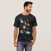 Kerst Zilveren Dollar Vis T-shirt (Voorkant volledig)