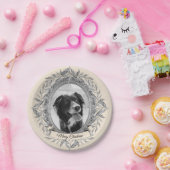 Kerst zilveren fotolijstje papieren bordje (Feest)