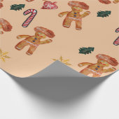 Kerst Zoete Feestdagen Inpakpapier (Hoek)