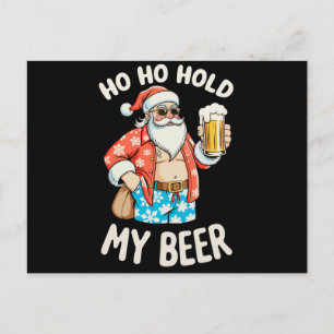 Kerst Zonnebril Hou Mijn Bier Kerstmis Xmas Feestdagenkaart