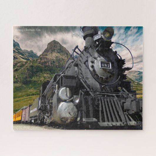 Kerst Zoon. Legpuzzel (Horizontaal)
