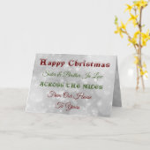 Kerst Zus & Broer in de wet Over de mijlen Kaart (Gele Bloem)