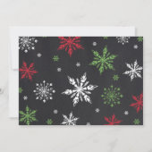 Kerst Zwangerschap Aankondiging Kerstfoto (Achterkant)