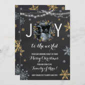 Kerst Zwangerschap Aankondiging Kerstfoto (Voorkant / Achterkant)