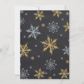 Kerst Zwangerschap Aankondiging Kerstfoto (Achterkant)