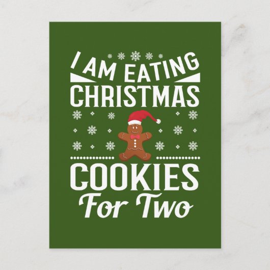 Kerst zwangerschap aankondiging peperkoek (Voorkant)