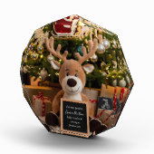 Kerst Zwangerschap Aankondiging schattig rendier Fotoblokken (Rechts)