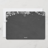 Kerst zwangerschap echo aankondiging Joy (Achterkant)