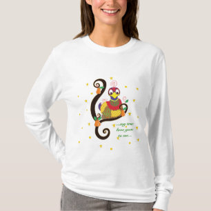 Kerst Zwangerschap Lange Mouw Shirt. personalisere T-shirt
