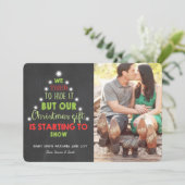 Kerst zwangerschap ultrasound aankondiging Tree (Staand voorkant)