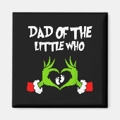 Kerst Zwangerschapsaankondiging Grappige Vader Van Magneet (Voorkant)