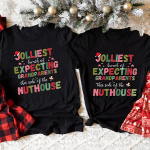 Kerst zwangerschapsaankondiging grootouders t-shirt