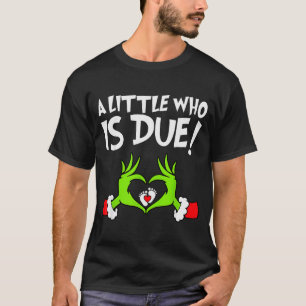 Kerst zwangerschapsshirt een klein beetje wie is u t-shirt