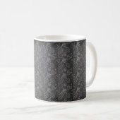 KERST ZWART & WIT KERSTVERSIERING KOFFIEMOK (Voorkant rechts)