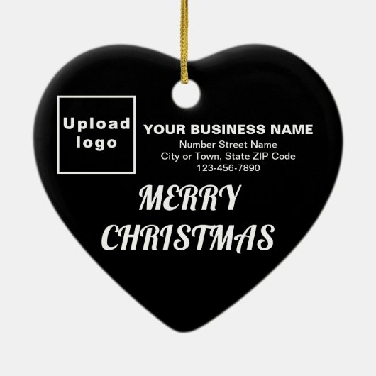 Kerst-zwarte kerstvorm keramisch ornament (Achterkant)