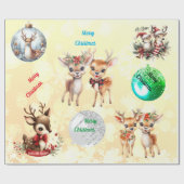 kerstaanbiedingen cadeaupapier (Vlak)