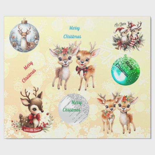 kerstaanbiedingen cadeaupapier (Vlak)