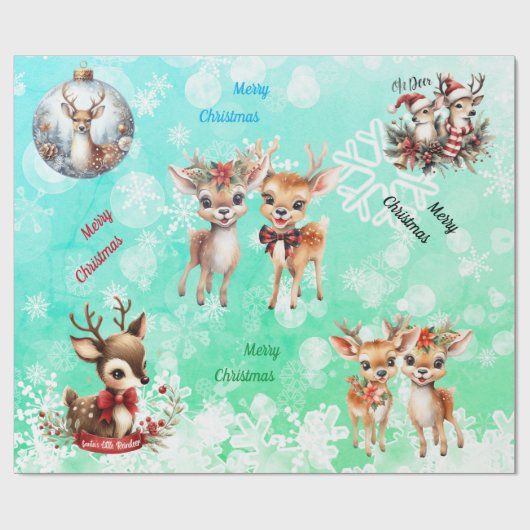 kerstaanbiedingen cadeaupapier (Vlak)