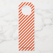 kerstaangepaste Labels met wijnflessen (Achterkant)