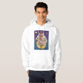 kerstaankomst hoodie (Voorkant volledig)
