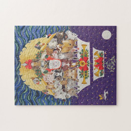 kerstaankomst legpuzzel (Horizontaal)