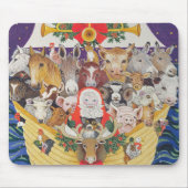 kerstaankomst muismat (Voorkant)