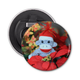 Kerstaap Button Flesopener