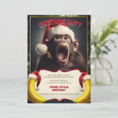 Kerstaap Kaart (Staand voorkant)