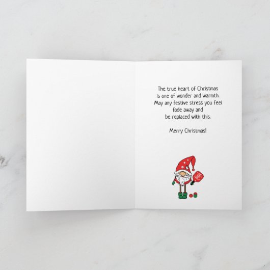 🎅 kerstaartpekel kaart (Binnen)