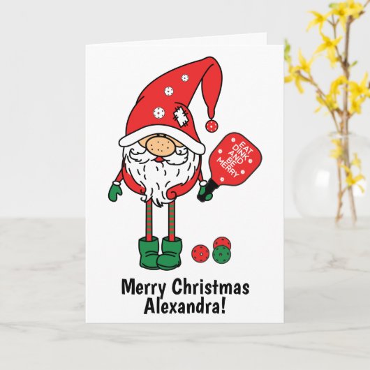 🎅 kerstaartpekel kaart (Gele Bloem)