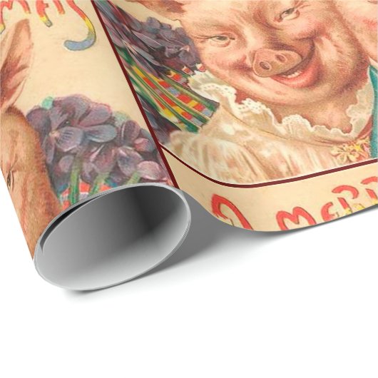  kerstabel cadeaupapier (Rol Hoek)