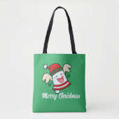 kerstabel Canvas tas (Voorkant)