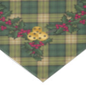 Kerstabel, groen geplakt 60 x 104 tafelkleed (Gekanteld)