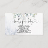 Kerstabel in de winter voor het kaartje baby informatiekaartje (Voorkant)