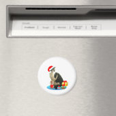 Kerstabel kat en schattige kleine engel magneet (Insitu (Vaatwasser))