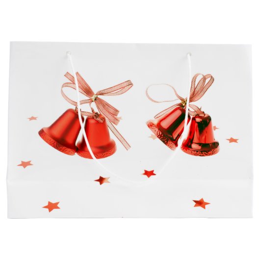 Kerstabel met rode kerstcellen, versierd met tekst groot cadeauzakje (Achterkant)