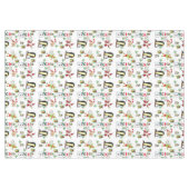 Kerstabel, pinguïn, Snowman, Elf Tafelkleed (Voorkant (Horizontaal))