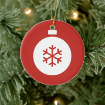 Kerstabel Rood Ornament