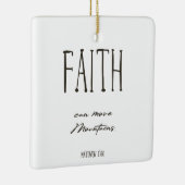 Kerstabel Verse Faith Ceramic Ornament (Rechts)