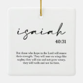 Kerstabel Verse keramische versiering Keramisch Ornament (Achterkant)