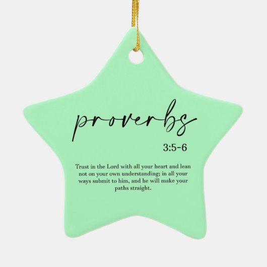 Kerstabel Verse keramische versiering Keramisch Ornament (Achterkant)