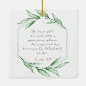 Kerstabel Verse keramische versiering Keramisch Ornament (Achterkant)