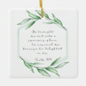 Kerstabel Verse keramische versiering Keramisch Ornament (Voorkant)