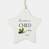 Kerstabel Verse keramische versiering Keramisch Ornament (Rechts)