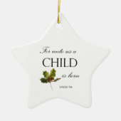 Kerstabel Verse keramische versiering Keramisch Ornament (Voorkant)