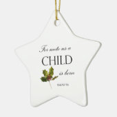 Kerstabel Verse keramische versiering Keramisch Ornament (Links)