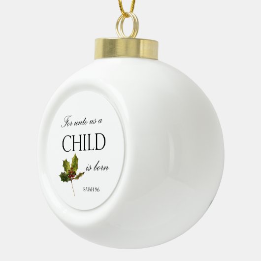 Kerstabel Verse Ornament keramisch gebak (Rechts)