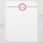 Kerstabes met hoofdborstkop (Voorkant / Achterkant)