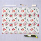 Kerstabloemen en driehoekspatroon tissuepapier (Craft)