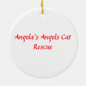 Kerstaboom Keramisch Ornament (Achterkant)